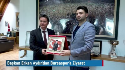 Başkan Aydın'dan, Başkan Çelik'e ziyaret