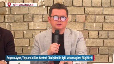 Çiftehavuzlar Mahallesi’nde ilk kentsel dönüşüm toplantımızı yaptık