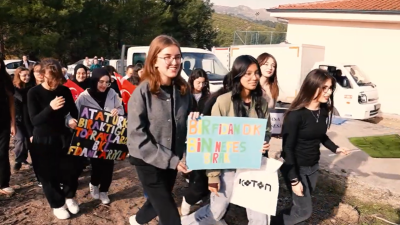 Çocuklarımız da fidanlarımız da geleceğimiz…